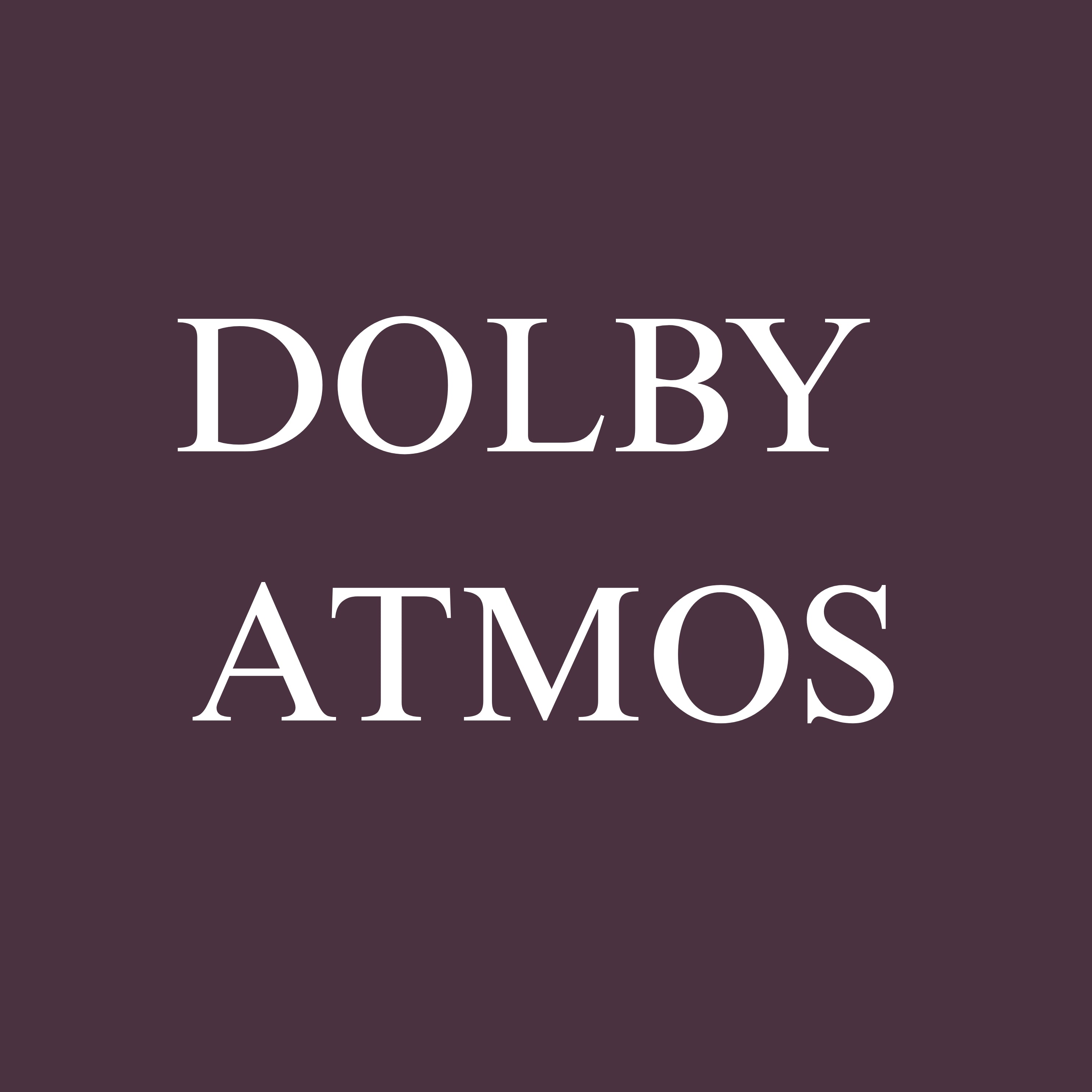 Mix & Master [DOLBY ATMOS] (Service)